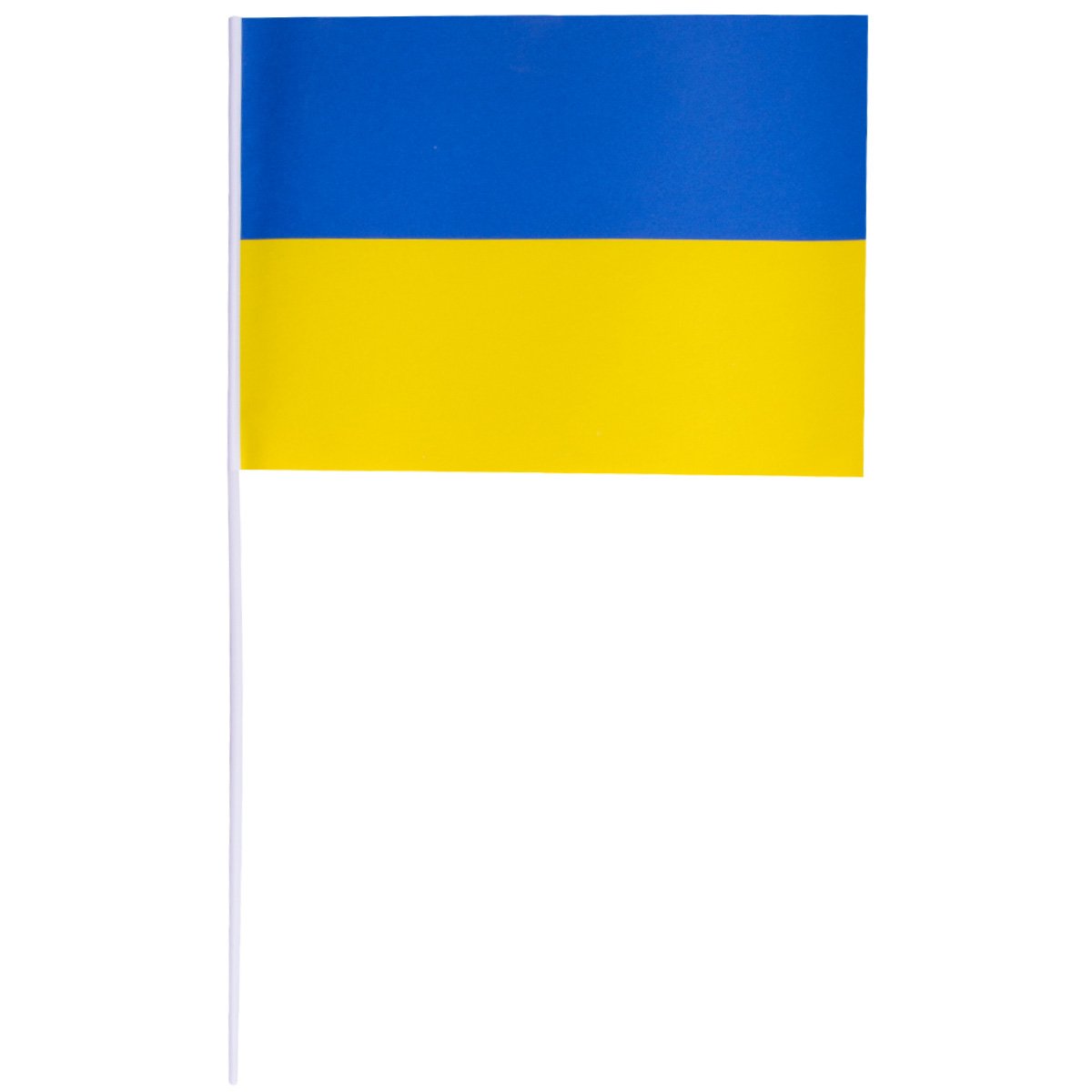 Pappersflagga, Ukraina 27x20 cm
