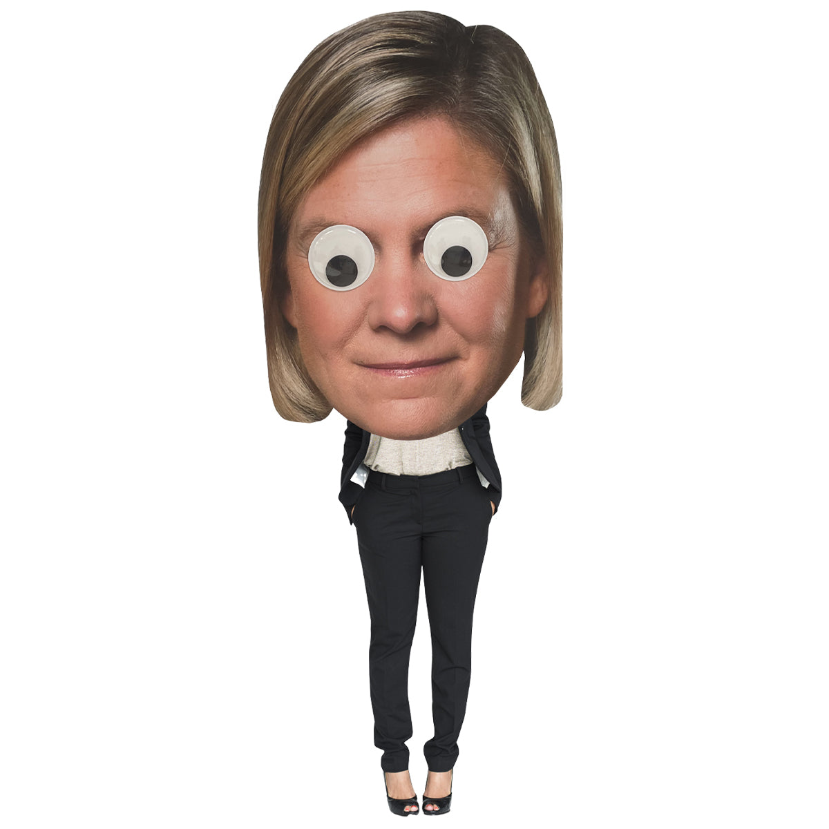 Pappmask jumbo, Magdalena Andersson