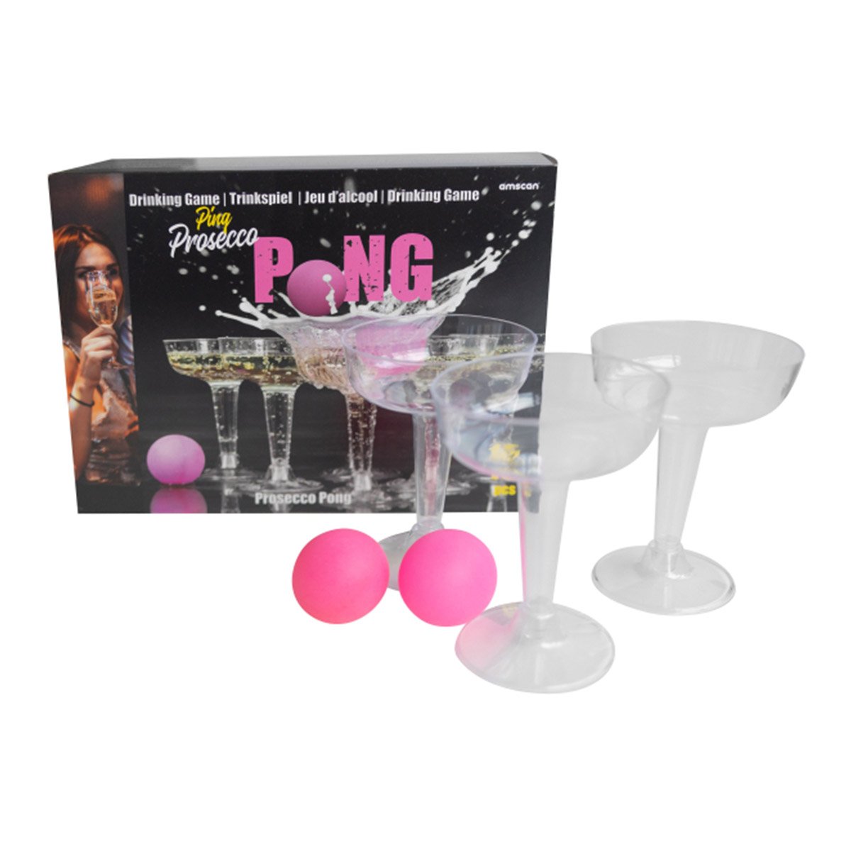 Partyspel, prosecco pong
