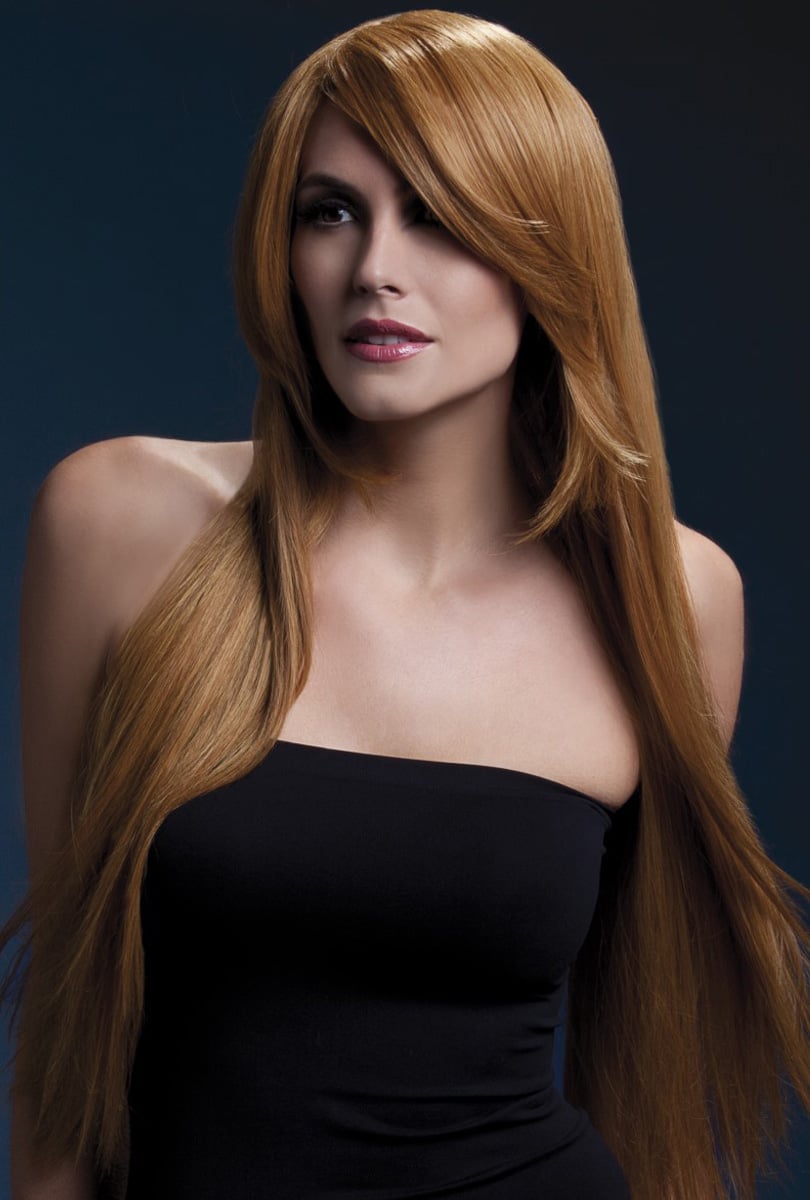 Peruk, Fever Amber rödbrun