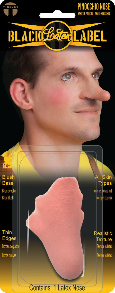 Black Label Latex Noses - Pinocchio Nose