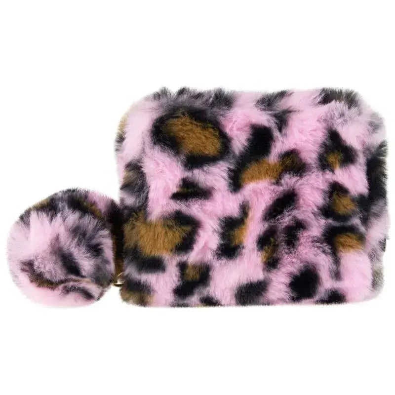 PLÅNBOK ROSA LEOPARD WALLET