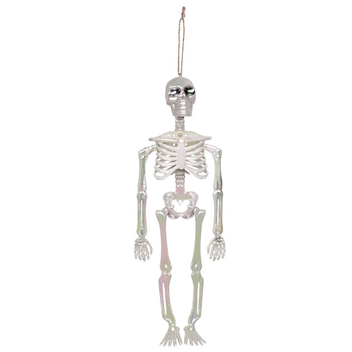 Prop, hängande skelett pärlemor 30 cm