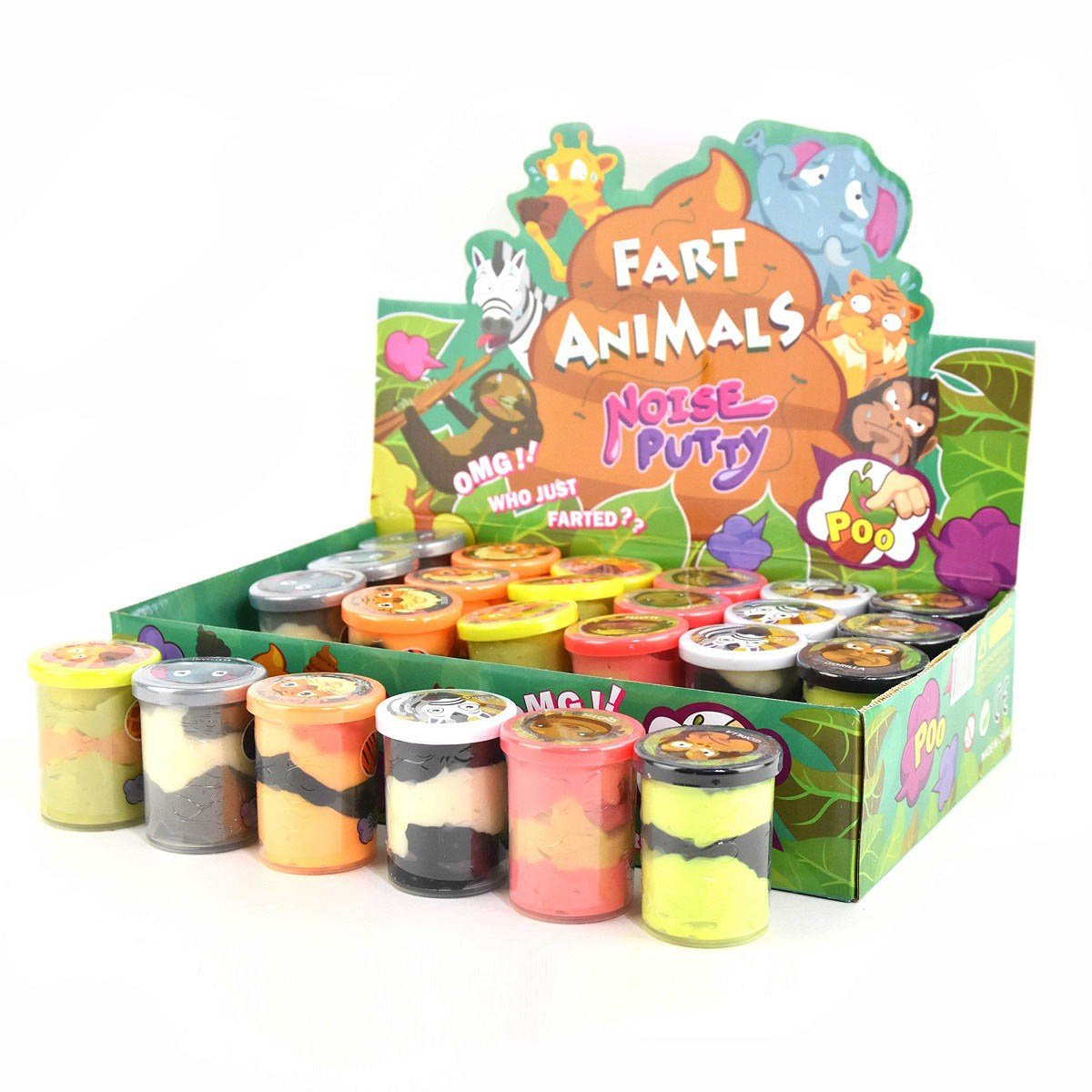 Putty slime, animal sticky 6 cm