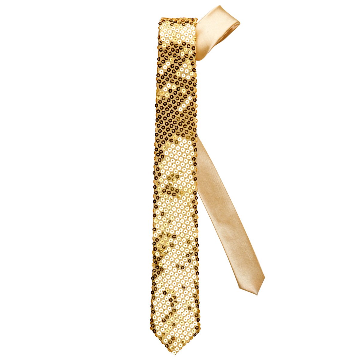 Slips, guld paljetter