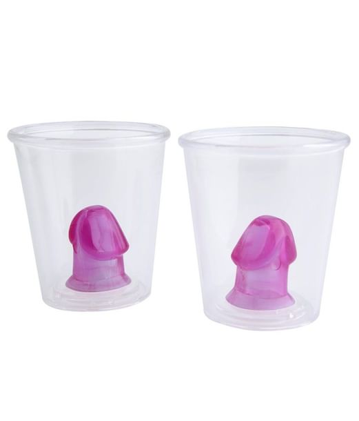 Snapsglas, penis 2 st