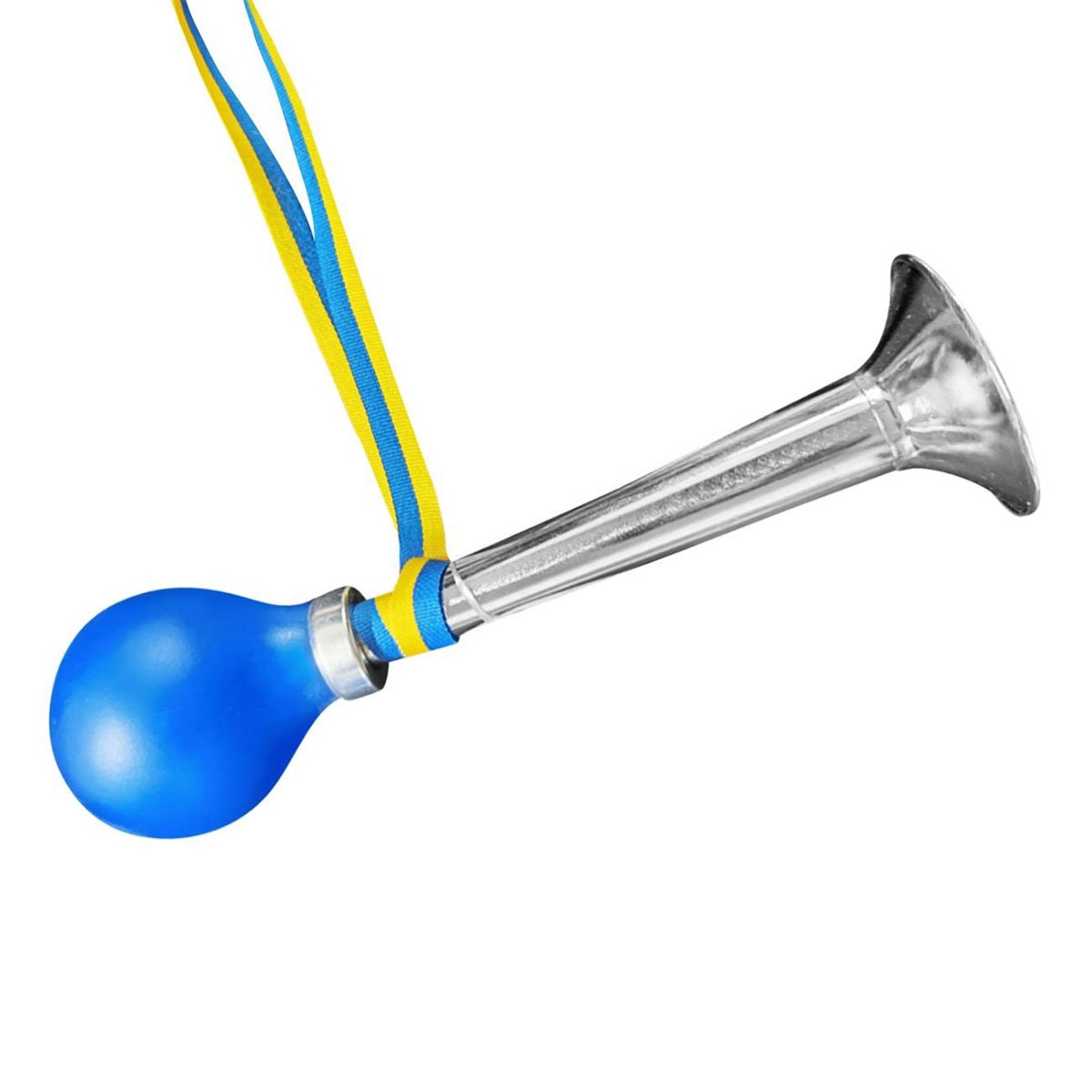 Studenttuta, blå/gul 21 cm