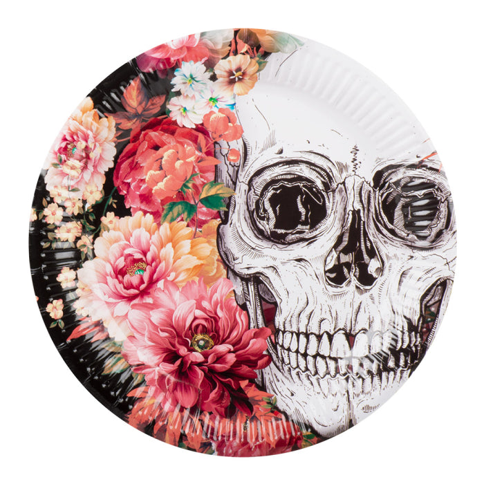 Tallrikar, Day of the dead 23 cm 10 st