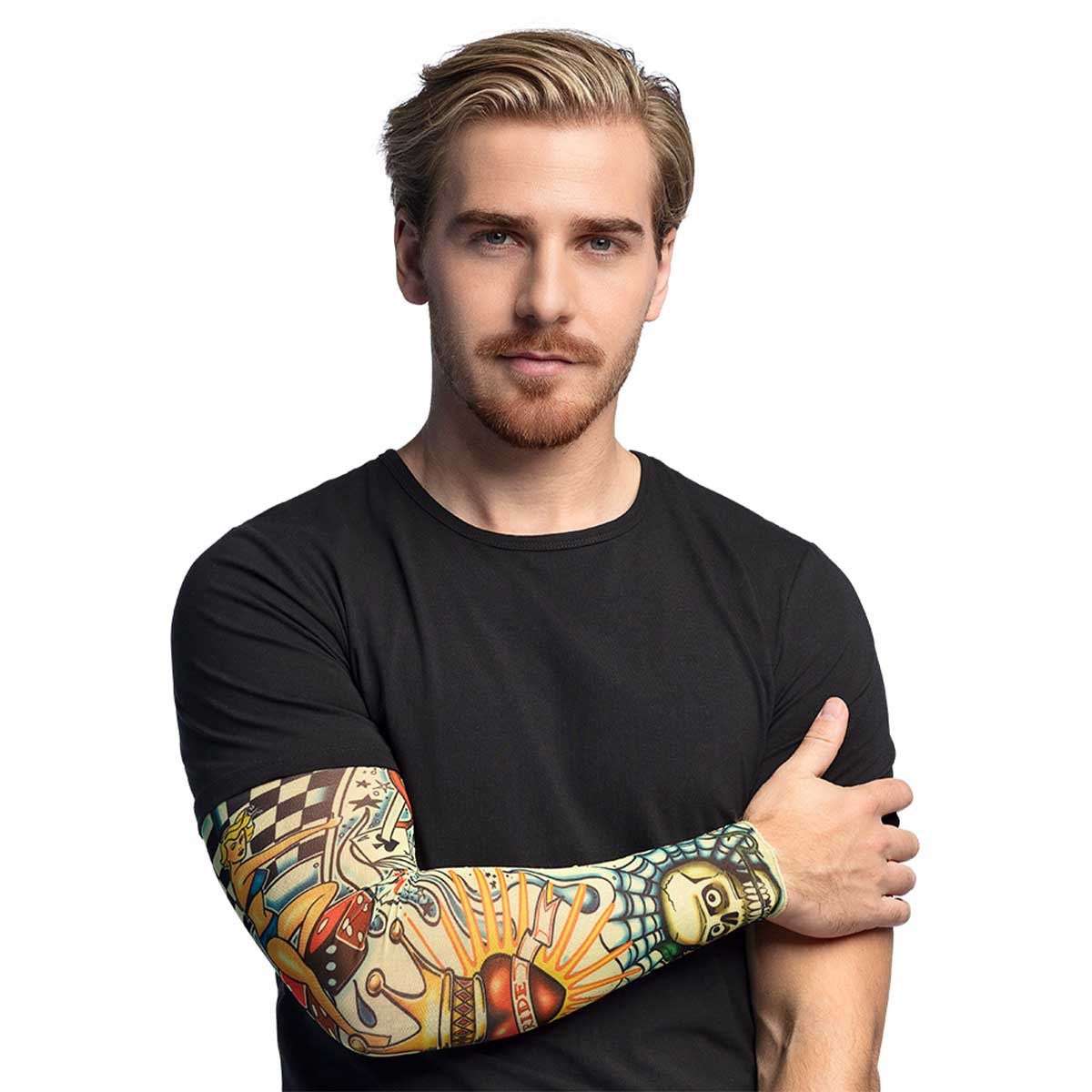 Tattoo sleeve Gambler