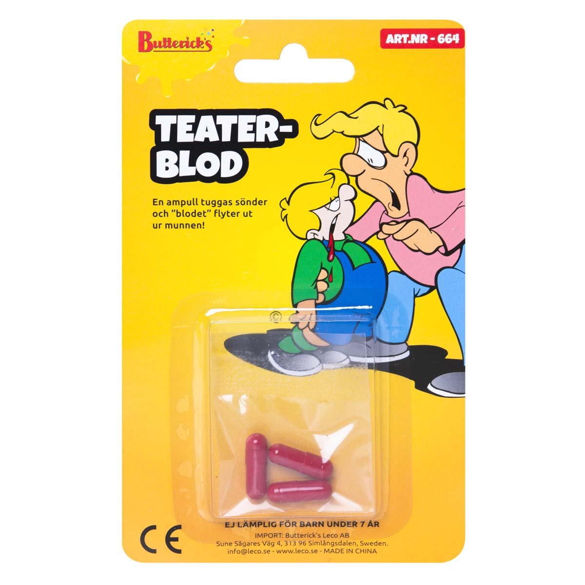 Teaterblod, ampuller 3 st
