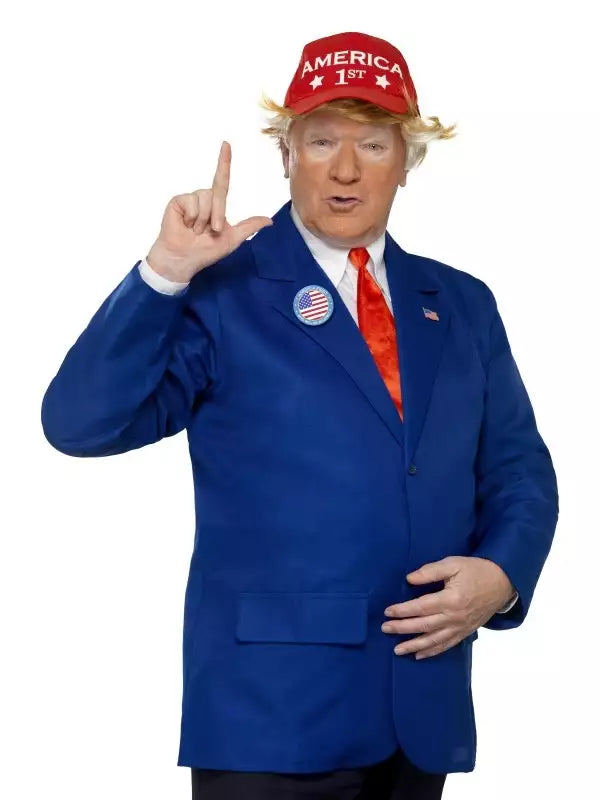 Kostym, President blå/röd L