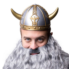 Vikingahjälm, guld/grå