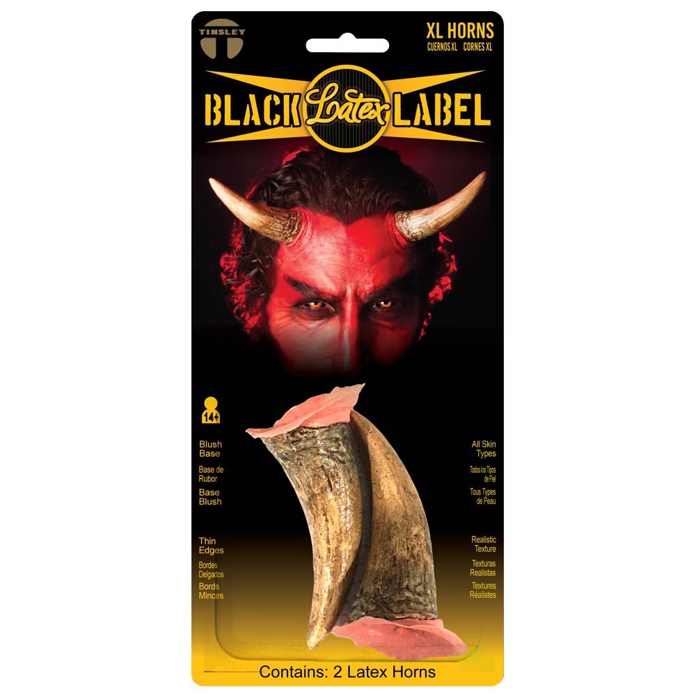 Black Label Latex Horns - XL Devil Horns