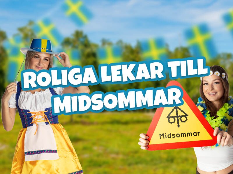 Roliga lekar till midsommar