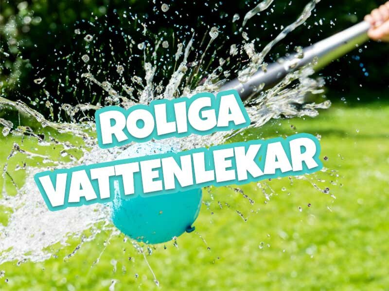 De bästa vattenlekarna för barn och vuxna
