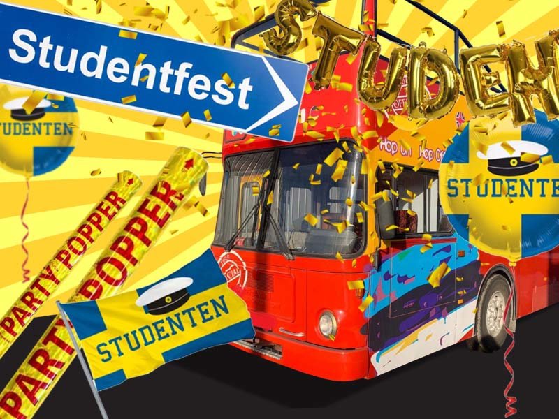 Dekorera din partybuss för studenten 2021