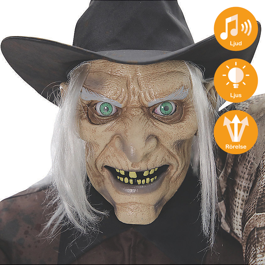 Animerade props, gravskendare 182 cm