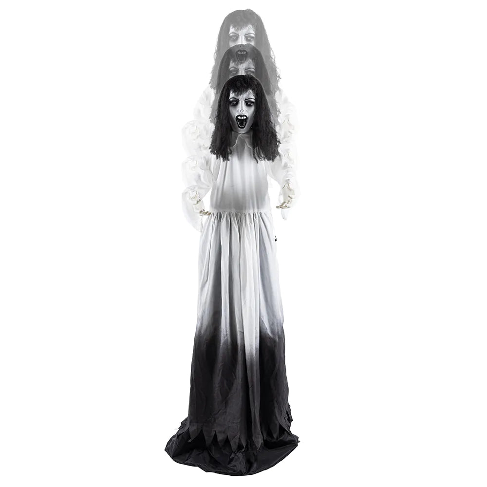 Prop animerad, ghost widow pop-up 185-225 cm