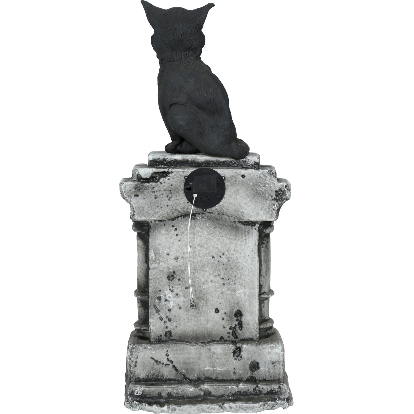 Gravsten, katt med ljus och ljud 90x 40 cm