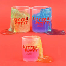 Putty slime, glitter 7 cm