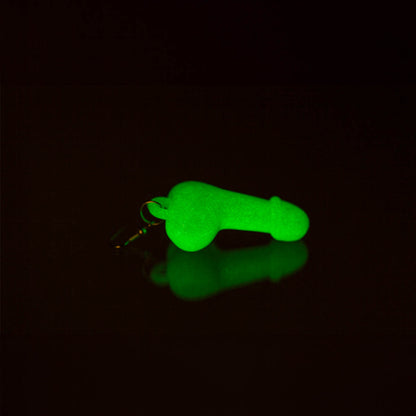 Örhängen, penis glow in the dark 1-par