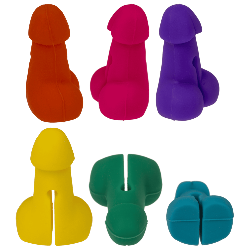 Glasmarkör, penis 6 st