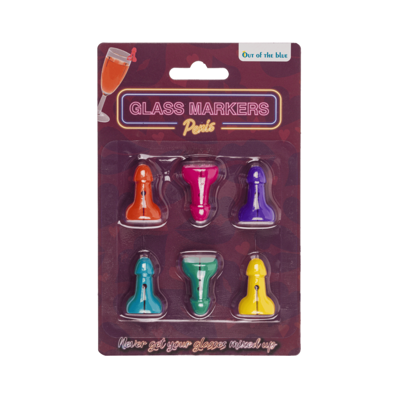 Glasmarkör, penis 6 st