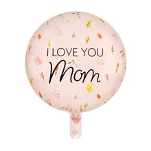 Folieballong, I love you mom 46 cm