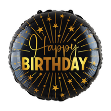 Folieballong, happy birthday golden celebratons 46 cm