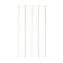 Ballongpinnar, papper vit 100 st 40 cm