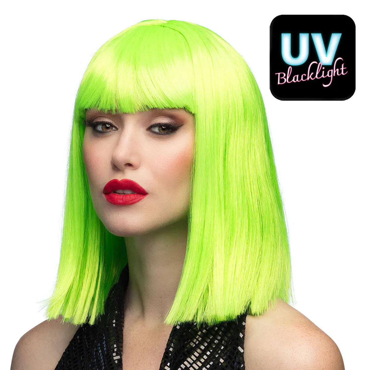 Peruk, dance neon green