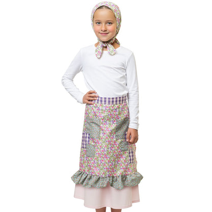 Förkläde och scarf, barn