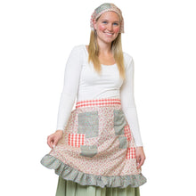 Förkläde och scarf, vuxen