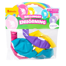 Ballonger, enhörning 6 st