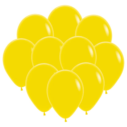 Ballonger, solgul 30 cm 10 st