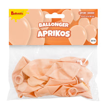 Ballonger, aprikos 30 cm 10 st