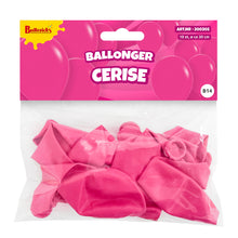 Ballonger, cerise 30 cm 10 st