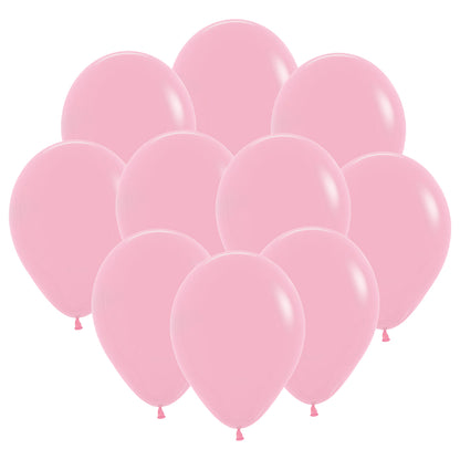 Ballonger, rosenrosa 30 cm 10 st