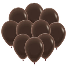 Ballonger, chokladbrun 30 cm 10 st
