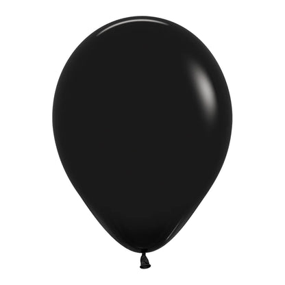 Ballonger, nattsvart 30 cm 10 st