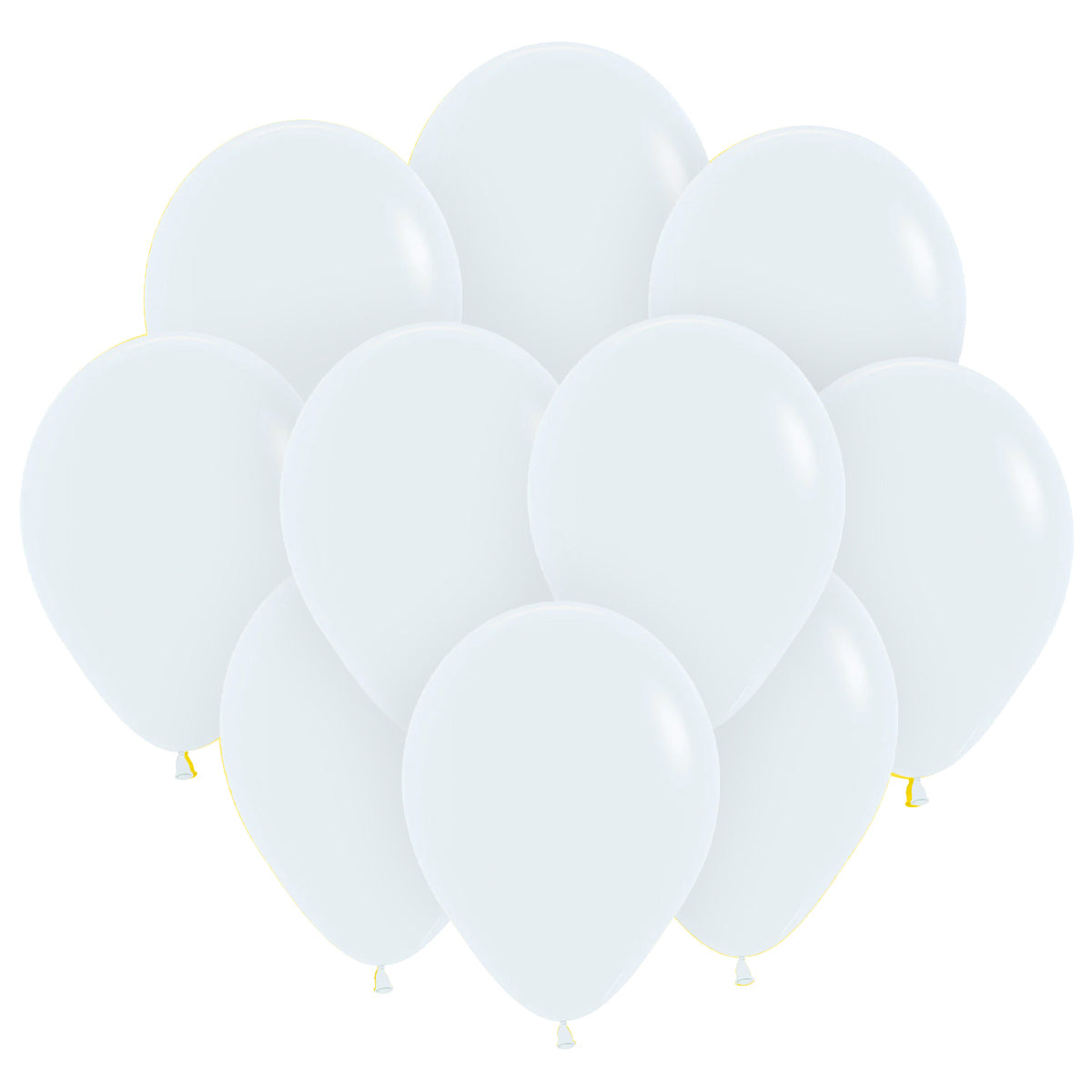 Ballonger, molnvit 30 cm 10 st