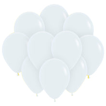 Ballonger, molnvit 30 cm 10 st