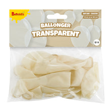 Ballonger, transparent 30 cm 10 st