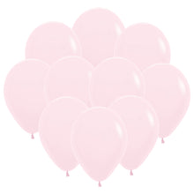 Ballonger, matta rosa pastell 10 st