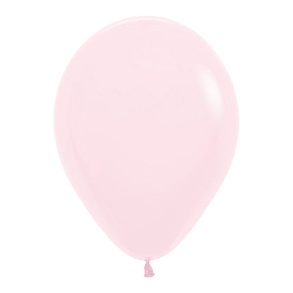 Ballonger, matta rosa pastell 10 st