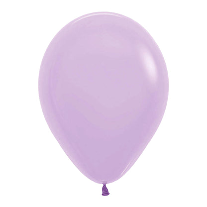 Ballonger, matta lila pastell 10 st