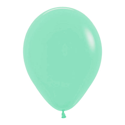 Ballonger, matta grön pastell 10 st