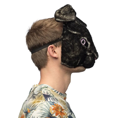 Djurmask, svart kanin