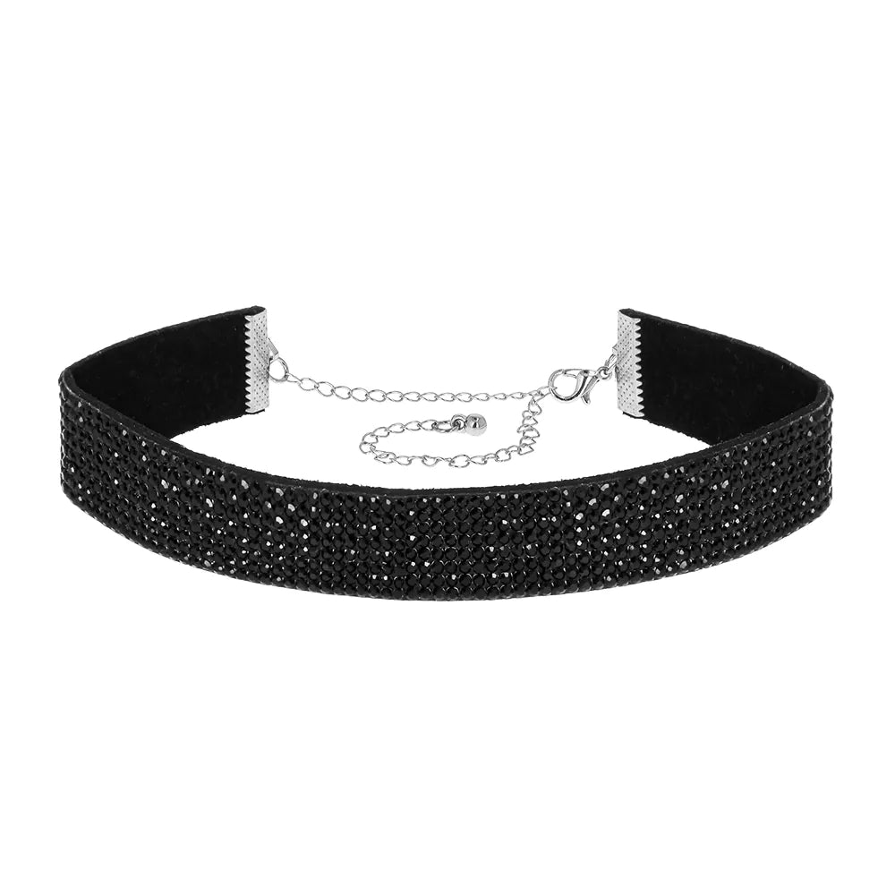 Choker, crystal black