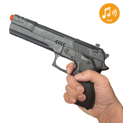 Leksakspistol, svart 27 cm